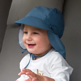 Zonnepet Donker Blauw met nekflap
