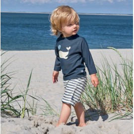 UV shirt Whale - lange mouw - Blue UV shirt Whale - lange mouw - Blue